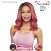 Vanessa Synthetic Hair Top Middle C-Side Swissilk Lace Front Part Wig - TOPS MC SEYO